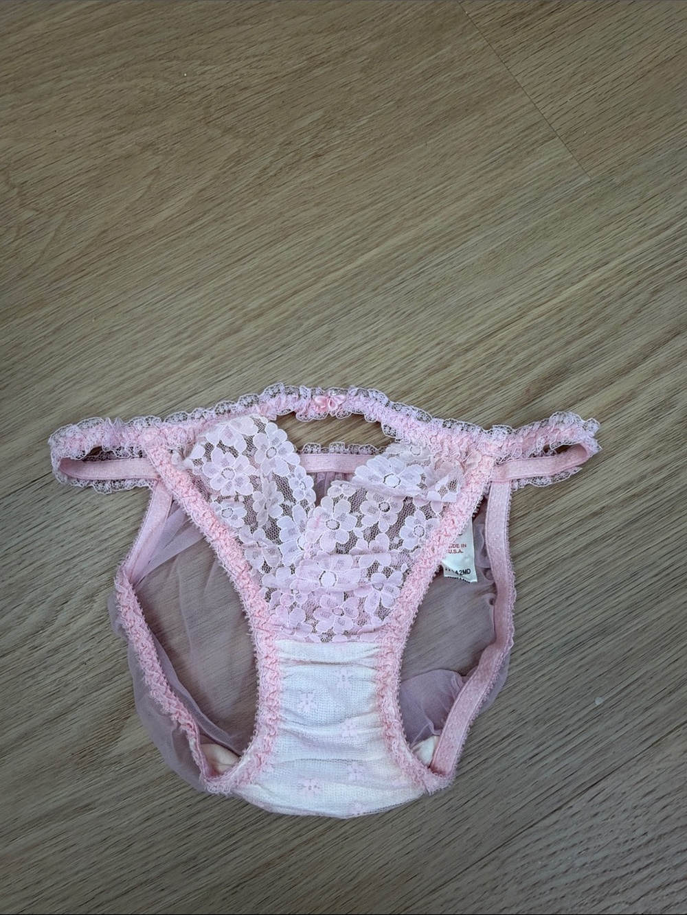 Vintage Jezebel Lace Mesh Panty S